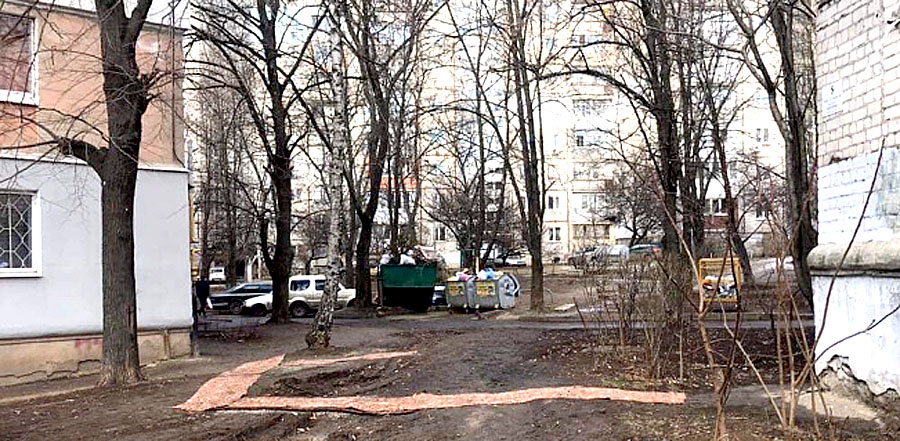 Харків розкішний: є навіть тротуар з килимів