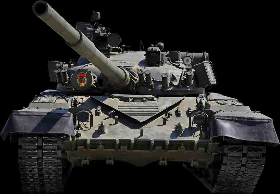 Бывший лучший танк Т-80Б на вооружении армии оккупантов