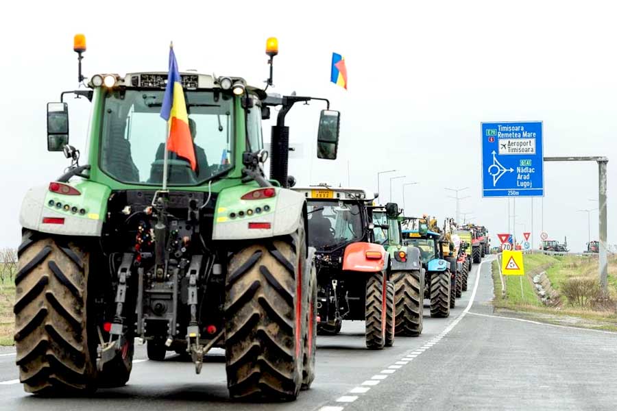 Забастовки европейских фермеров из-за дешевого украинского зерна